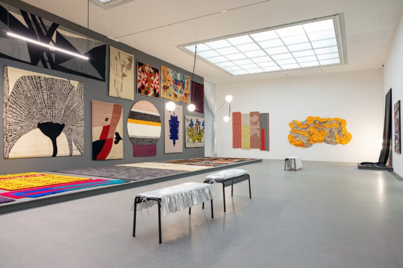 Ausstellung Textile Welten, Die Neue Sammlung, Foto Anna Seibel