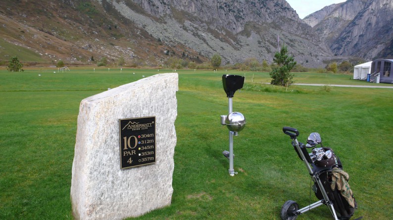 Andermatt - Golfplatz Loch 10