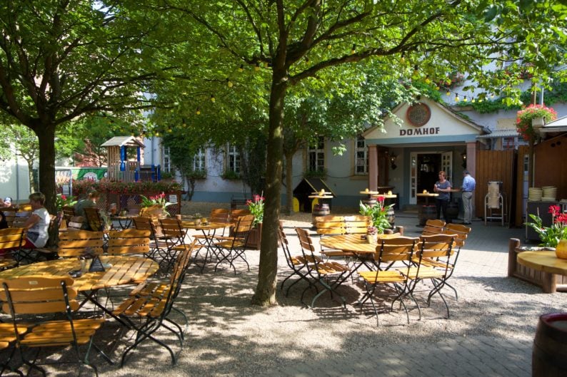 Biergarten des Domhof