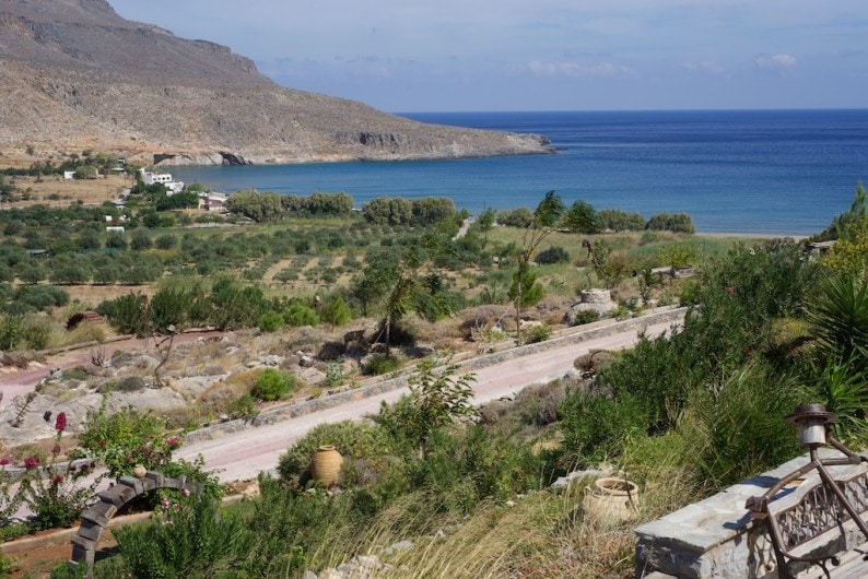 Blick auf Terra Minoika Villas