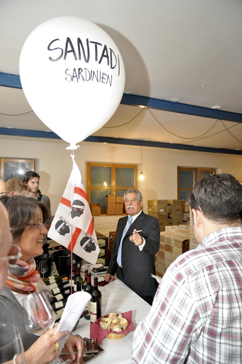 Weingut Santadi bei Garibaldi