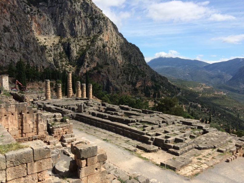 Delphi- Tempel des Apollo