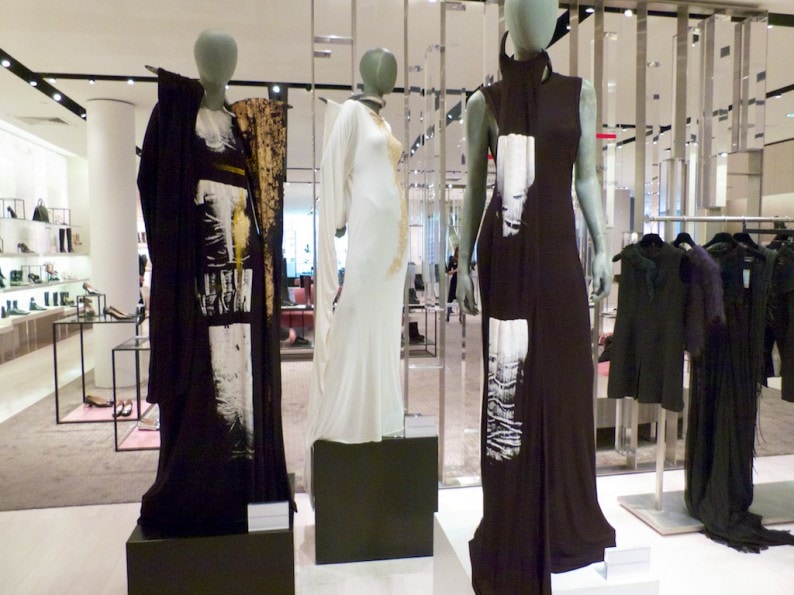 Dublin - Brown Thomas - Ausstellung irische Mode (1)