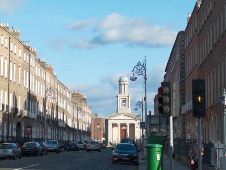 Dublin - beim Merrion Square - Gregorianische Architektur