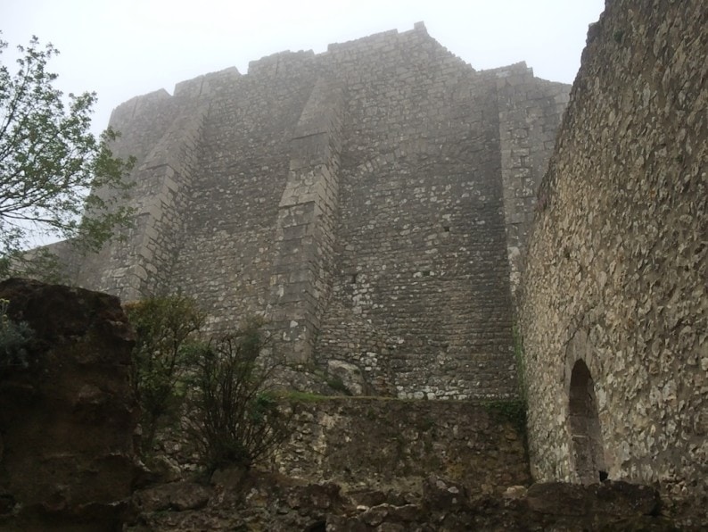 Festung Peyrepertuse - im Nebel