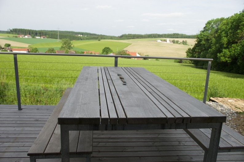 Hofgut Hafnerleiten - Blick auf Getreidefelder