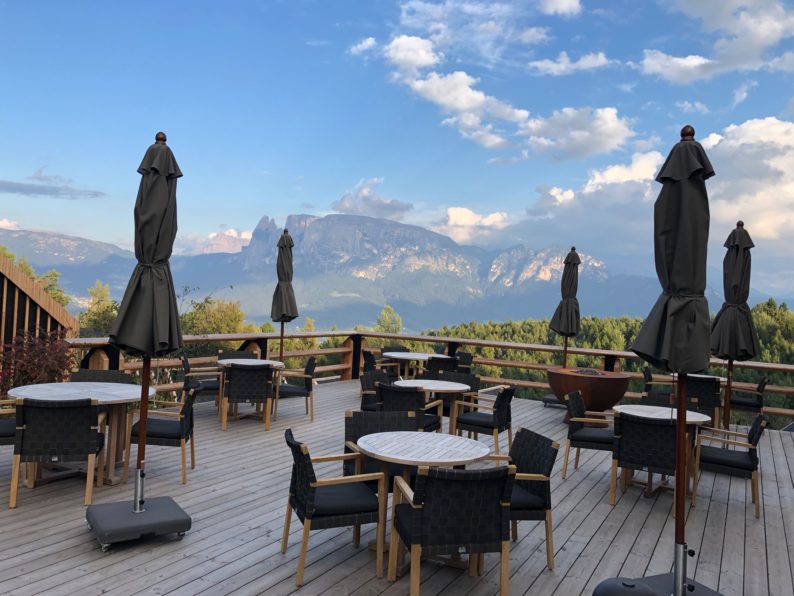 Adler Lodge Ritten - Terrasse