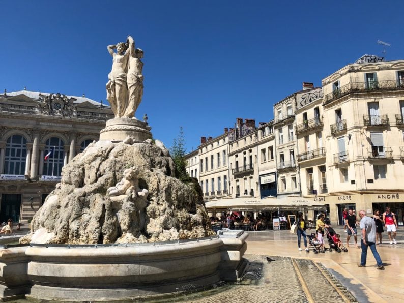 Montpellier - Brunnen 3 Graces