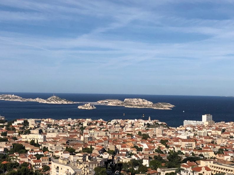 Blick auf Marseille mit Chateau d