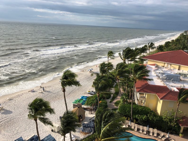 Strand von la Playa mit Sturm