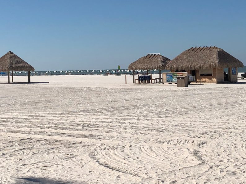 Strand des Hotel Mariott auf Marco Island