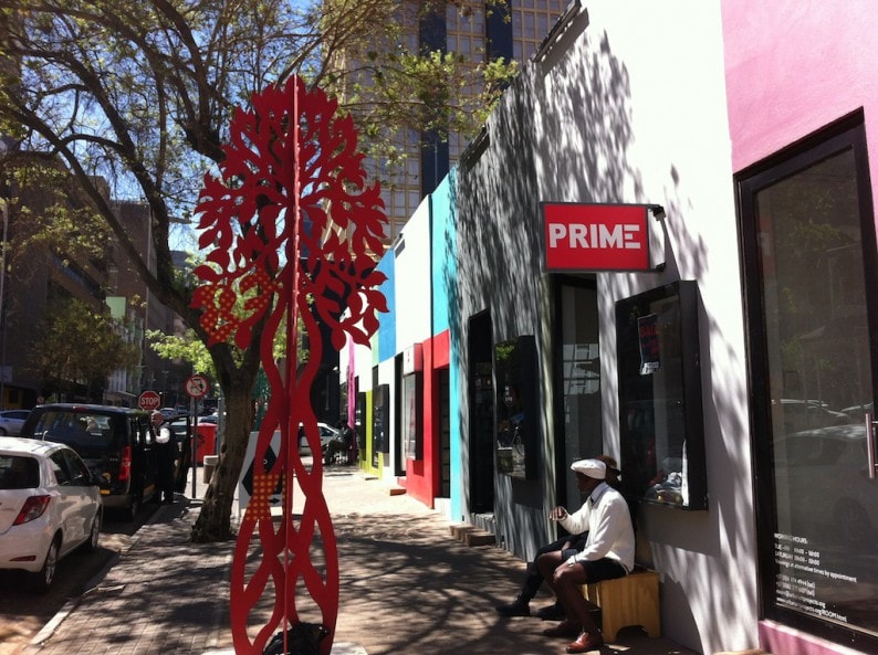 Johannesburg - Braamfontein - Kunstprojekt Bäume