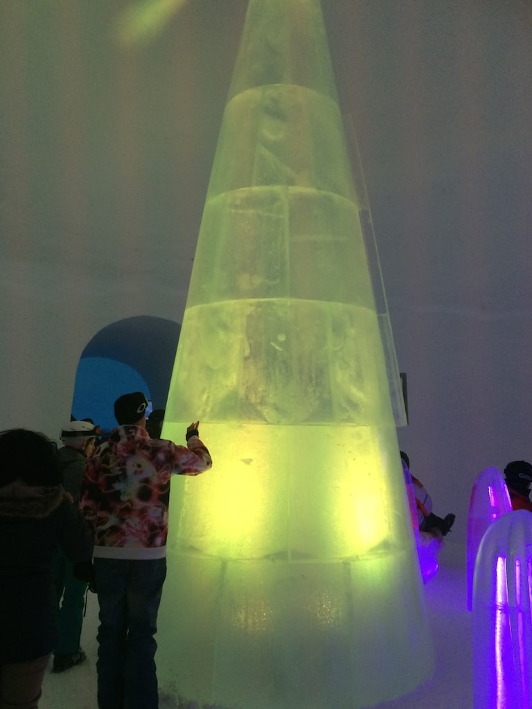 Kitzsteinhorn - ICE CAMP im Laserlicht