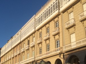 La Coruna - Art Deco Galerie an der Avenida de la Marina