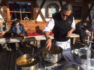 Kochen in der Dezembersonne - Filippo La Mantia auf der Las Vegas Lodge
