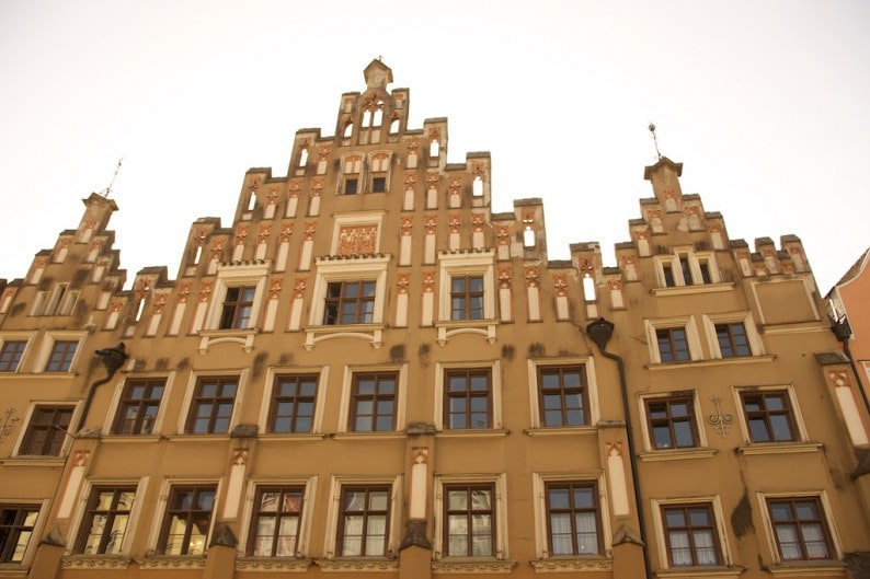 Landshut - Altstadt - gotische  Fassade