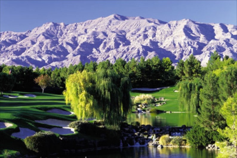 Las Vegas  -  Golfplatz Shadow Creek - Loch 18