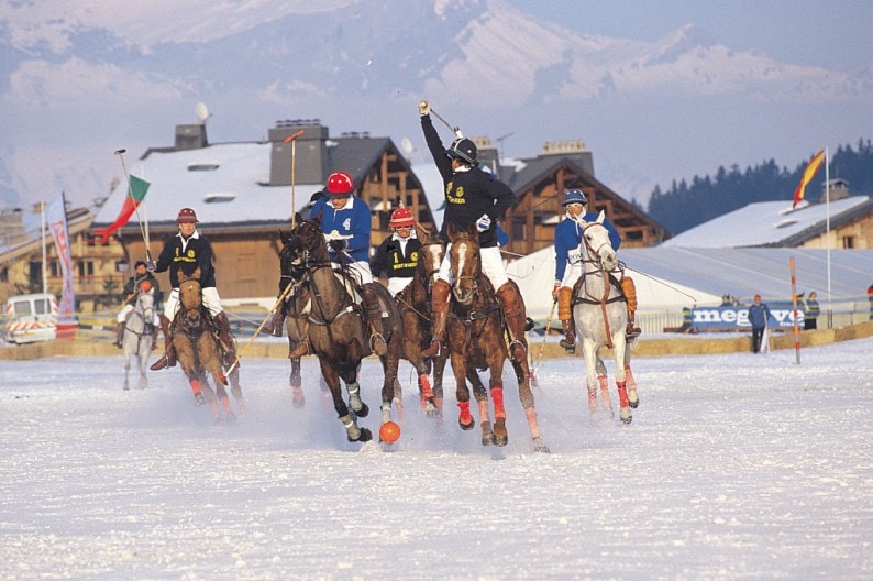 Megeve - Polo auf Schnee