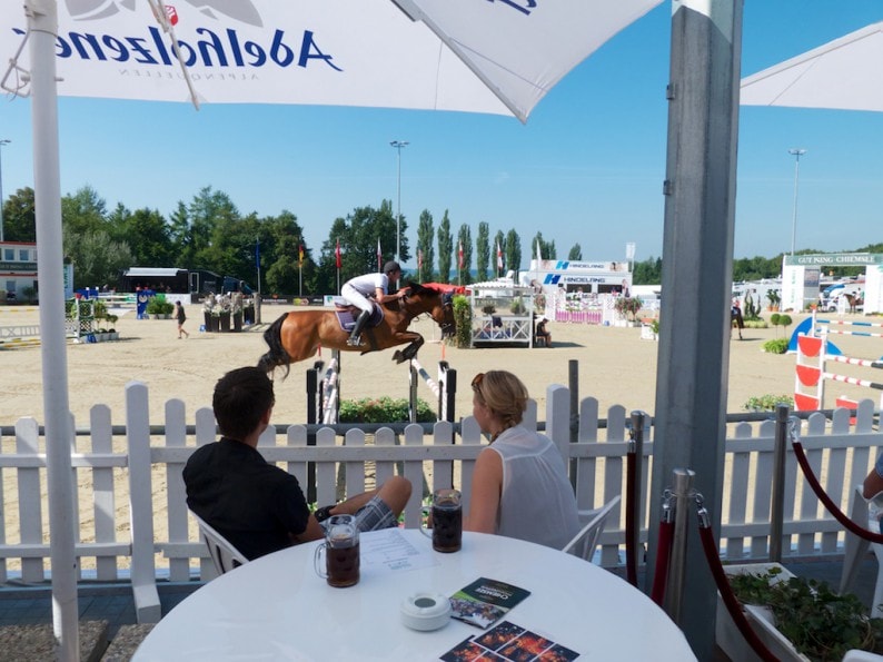 Chiemsee Pferdefestival - Blick vom VIP-Zelt 