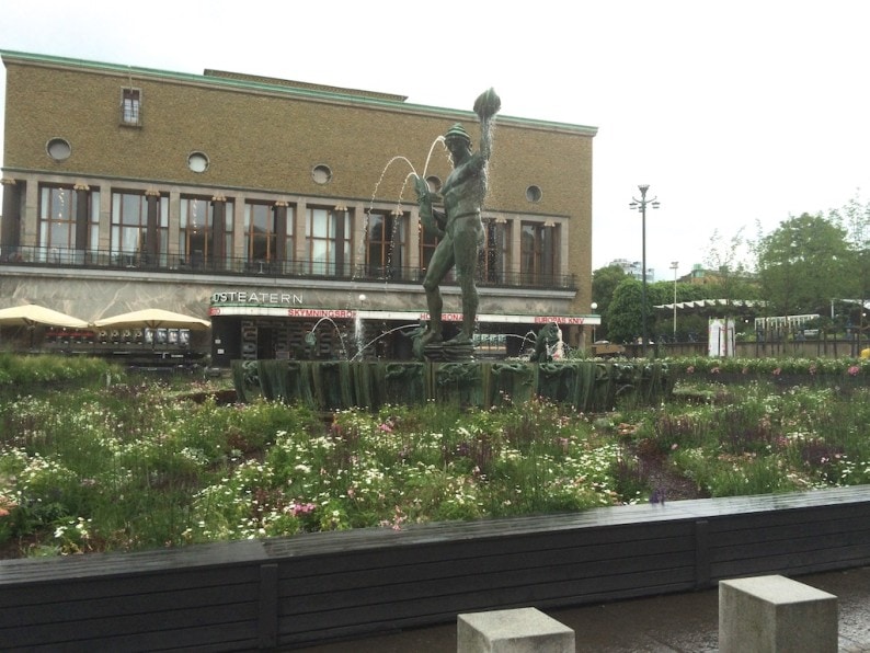 Poseidon am Theater von Göteborg