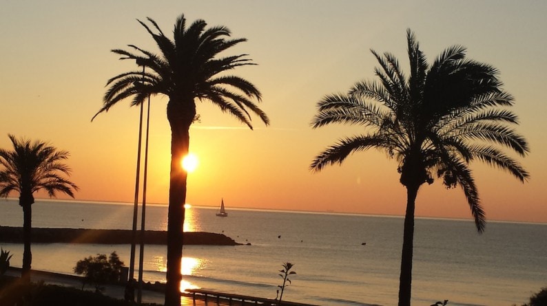 Sitges - Sonnenaufgang