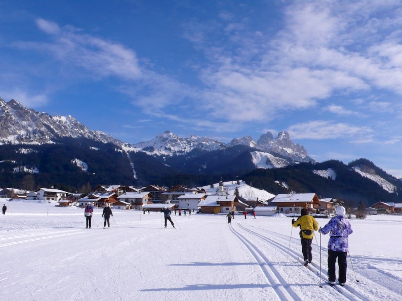 Tannheimer Tal - Loipe bei Innergschwend