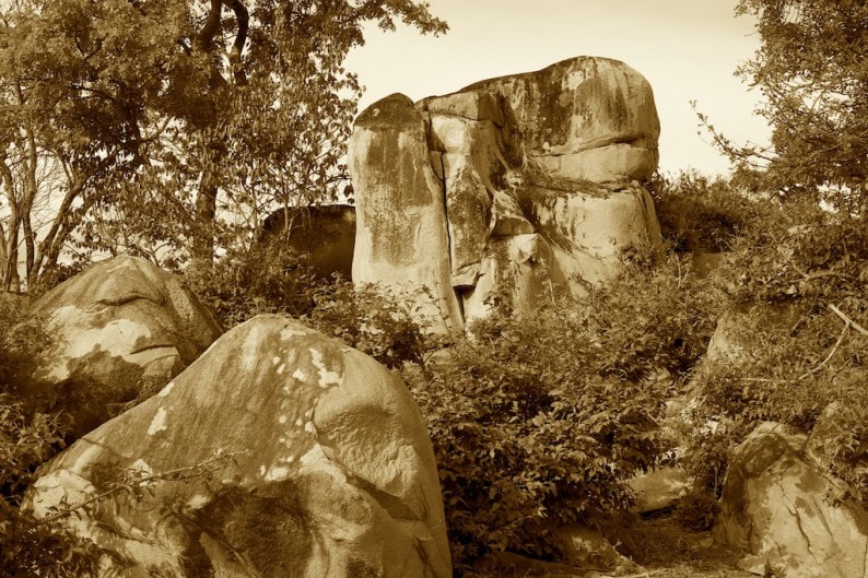 Tanzania - Ruaha NP - Granitfelsen