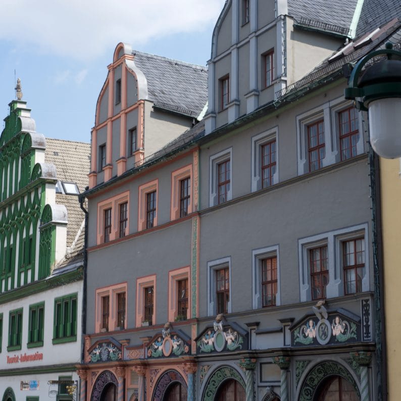 Weimar - Fassaden am Markt