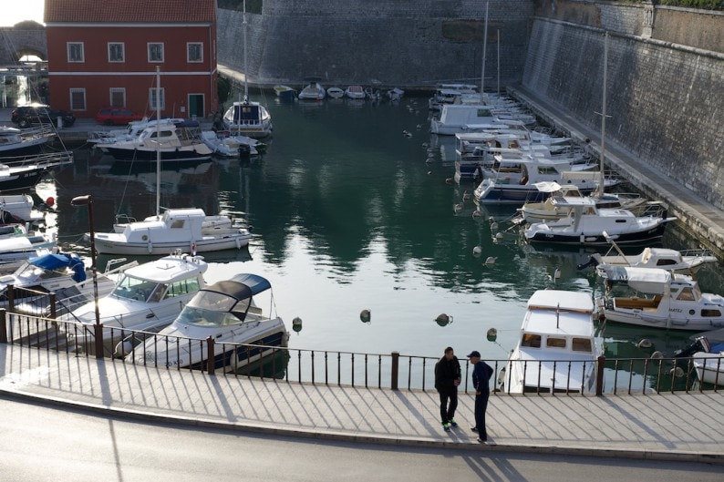 Zadar - Altstadt - der alte Hafen Fosa