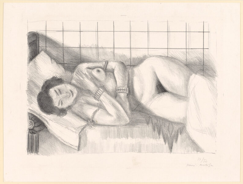 Henri Matisse; Liegender Frauenakt; 1929